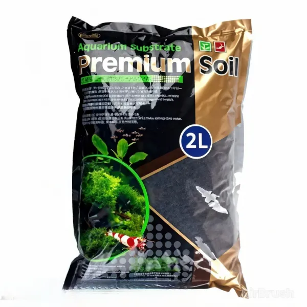 Soil субстрат для аквариумных растений и креветок премиум класса 2л, гранулы 1-3мм купить в Минске