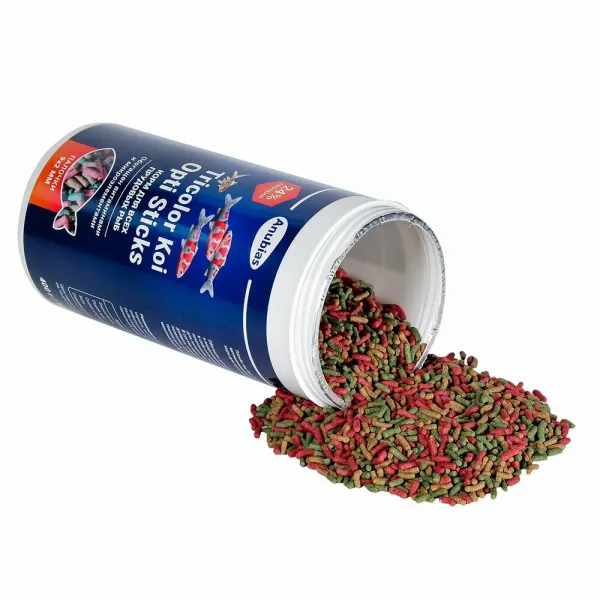 Корм для аквариумных рыбок Anubias Tricolor Koi Opti Sticks  палочки, 9х2 мм 1000 мл. (400 гр.) купить в Минске